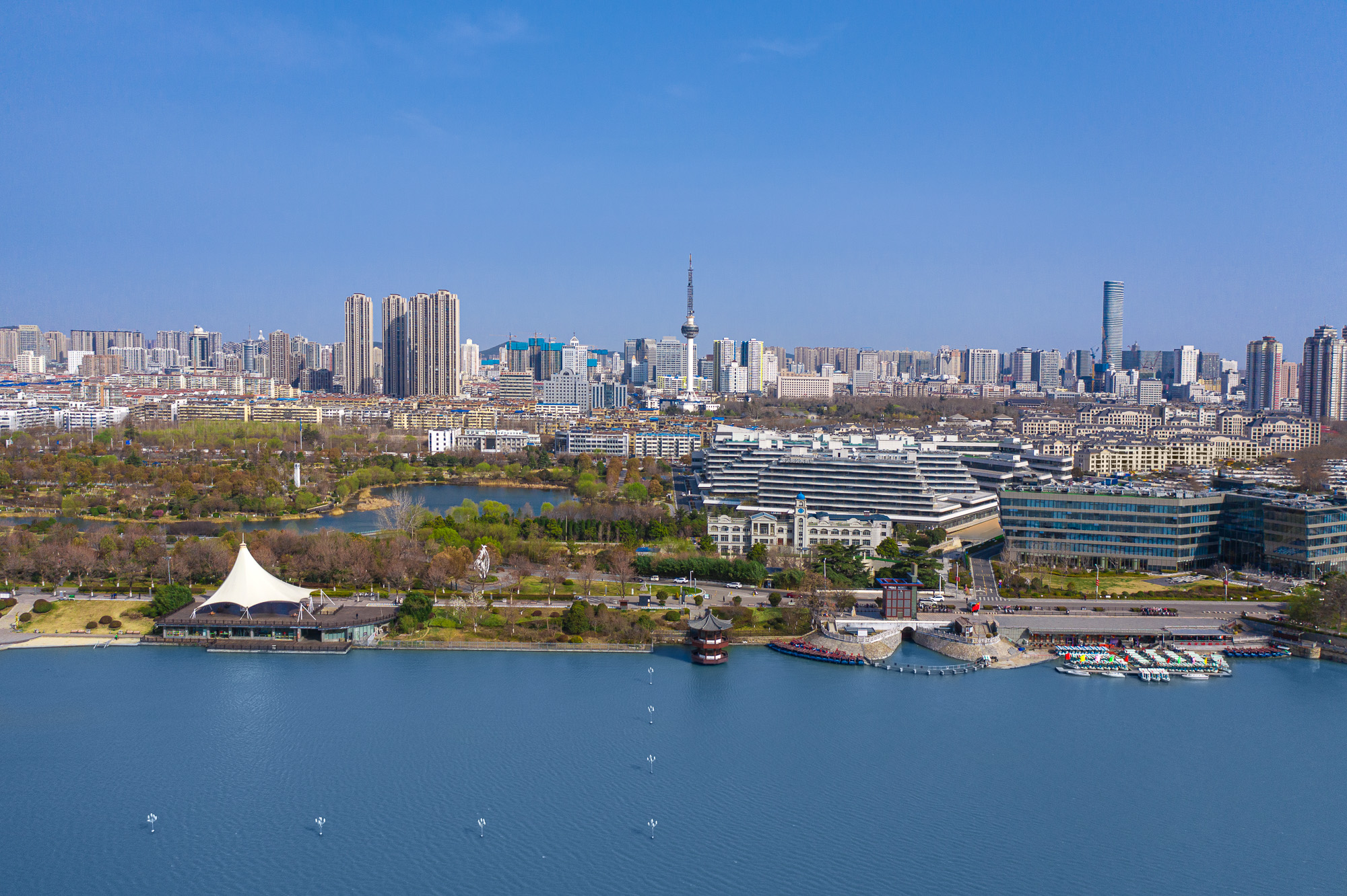 藏在云龙湖风景区里的酒店公寓