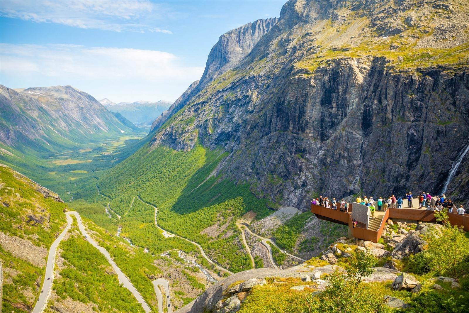 Trollstigen挪威的山妖之路
