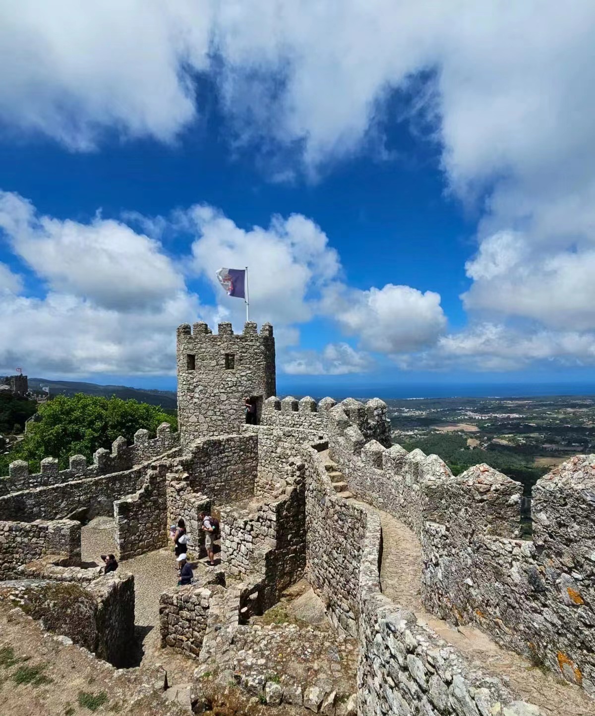 摩尔人城堡🏰俯瞰整个辛特拉