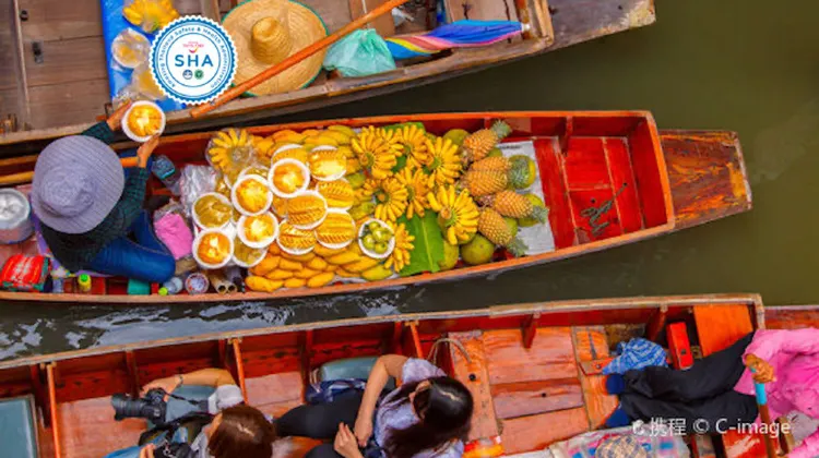 丹能莎朵水上市場 (Damnoen Saduak Floating Market)