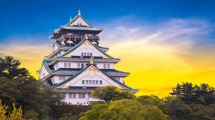 天守閣 (Osaka Castle Main Tower)