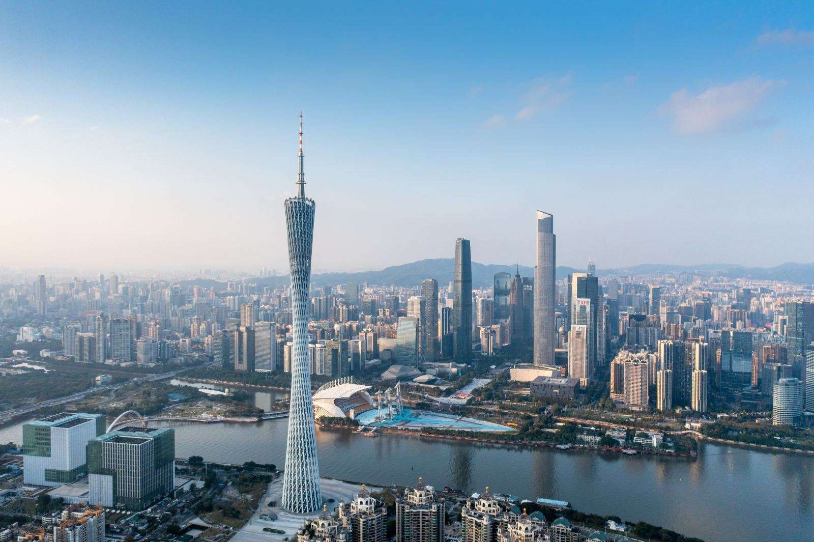 Гуанчжоу на карте