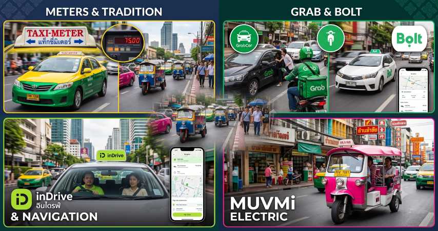 Types of Taxi Operators in Thailand