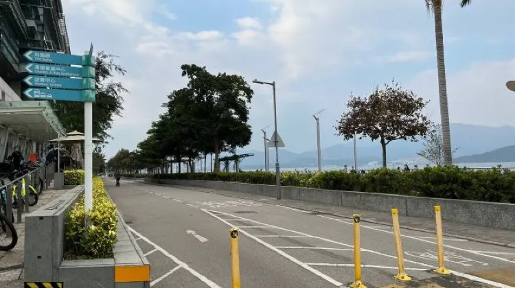 海濱附近有單車徑