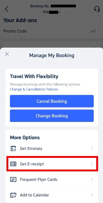 Manage My Booking