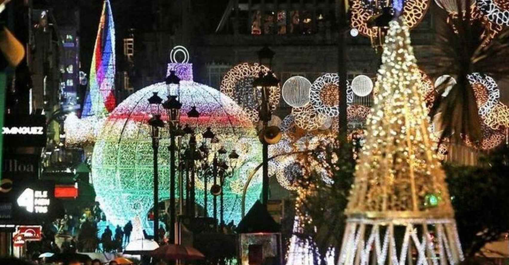 Luces de Navidad en Vigo