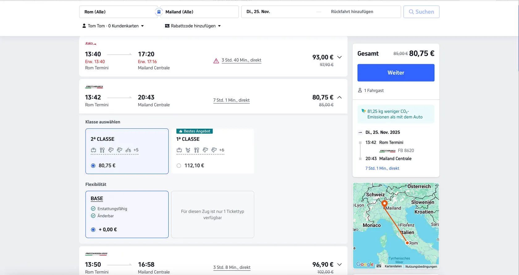 So kaufst du Zugtickets bei Trip.com