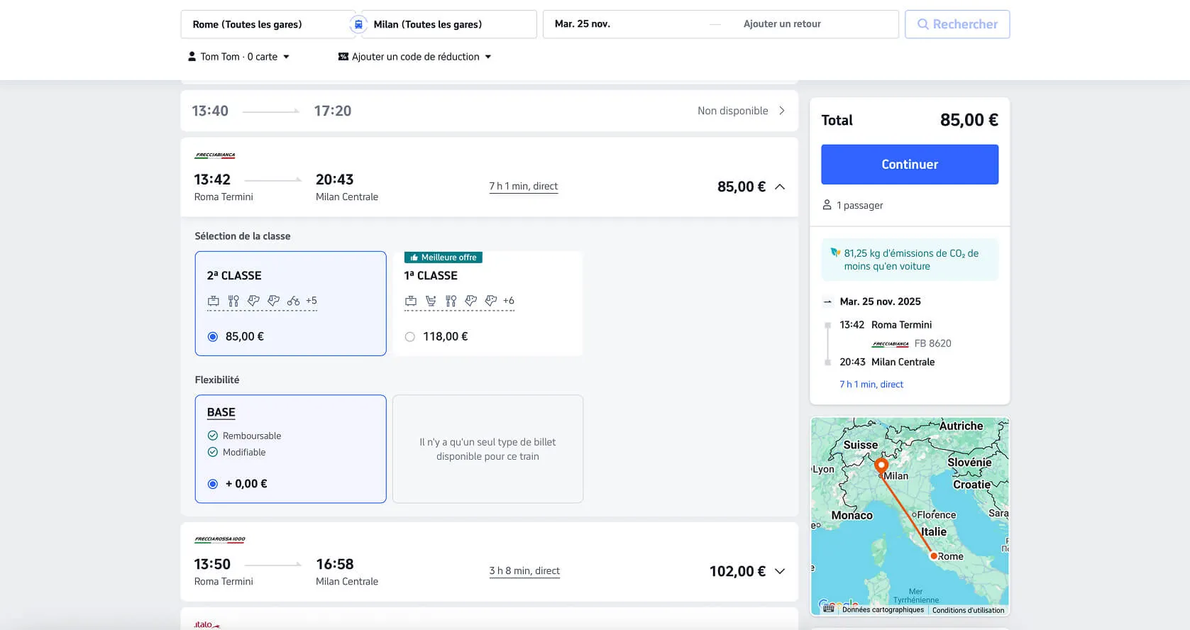 Comment acheter des billets de train avec Trip.com