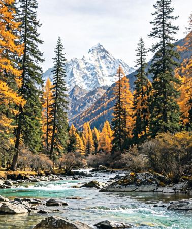 2D1N • Featured itinerary — Bipenggou + Dagu Glacier - experience the unique beauty of autumn and winter