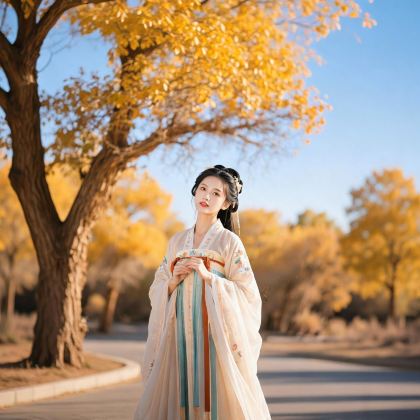 甘肃+额济纳胡杨林旅游区+巴丹吉林沙漠+金塔胡杨林+怪树林8日7晚拼小团