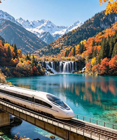 3D2N • Jiuzhaigou & Huanglong: round-trip high-speed trains, guaranteed tickets, free limited-time eSIM card, gold-certified tour guide, costume photoshoot, and 4-diamond hotel