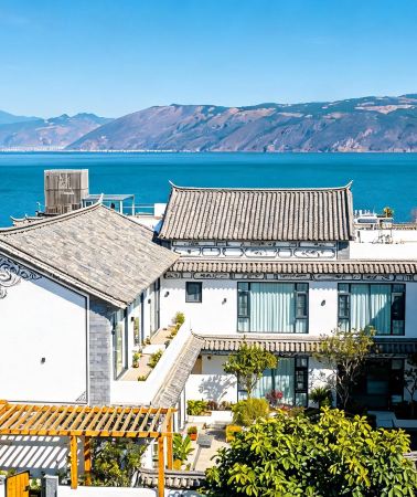 7天6晚 • 昆明＋麗江市｜大理海景房「贈」雲南省特色過橋米線 | 網紅磻溪村 S 灣含旅拍「聖托里尼」「擺渡船」登南詔風情島 | 玉龍雪山冰川大索道