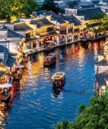 6D5N • Cozy Jiangnan Itinerary: Shanghai 24-hour Pick-up + Suzhou + Wuzhen + Hangzhou - Contact customer service to adjust itinerary and change or exclude hotel