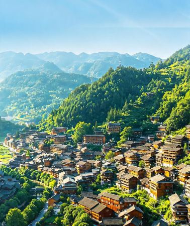 5D4N • Huangguoshu Scenic Area in Guizhou + Libo Xiaoqikong Scenic Area + Xijiang Qianhu Miao Village + Zhenyuan Ancient Town + Qingyan Ancient Town