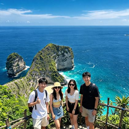 巴厘岛+泗水+赛武千层瀑布+布罗莫火山+佩妮达岛7日6晚拼小团