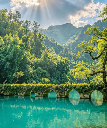 6D5N • Huangguoshu Scenic Area in Guizhou + Xijiang Qianhu Miao Village + Libo Xiaoqikong Scenic Area + Qingyan Ancient Town