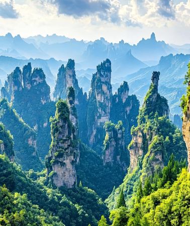 5D4N • Zhangjiajie + Zhangjiajie Grand Canyon + Huanglong Cave + Baofeng Lake + Tianmen Mountain National Forest Park