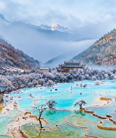 7D6N • Stunning autumn & winter scenery in Jiuzhaigou: Huanglong Five-Colour Pond, Sanxingdui, Leshan Giant Buddha & Emei Mountain · Premium small group, maximum 7 guests 