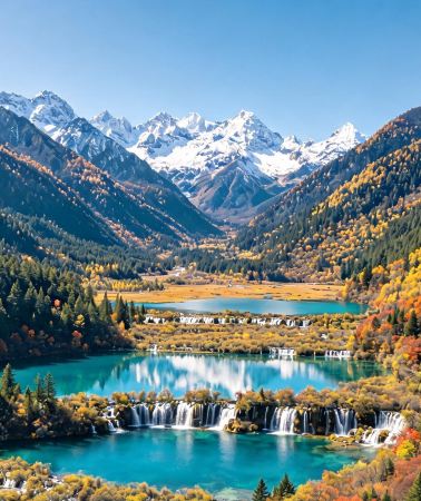 5日4晚 • 九寨溝＋黃龍風景名勝區＋峨眉山＋樂山大佛｜入住口碑五鑽酒店、附送藏式服飾旅拍＋特色藏餐「行程靈活可調，度身訂造專屬行程」