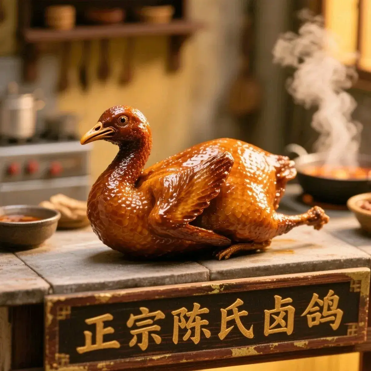 陈式卤鸽美食图片