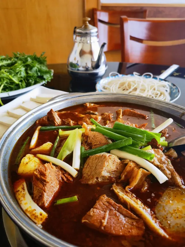棣花牛肉火锅美食图片