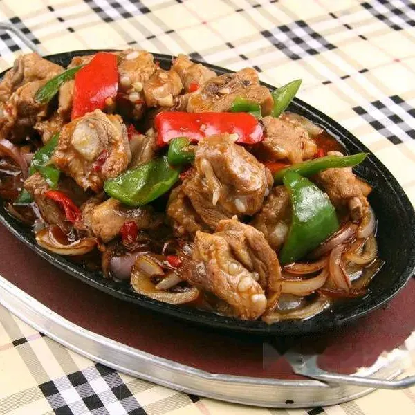祖记铁板烧美食图片