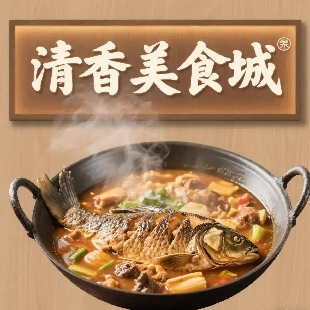 清香美食城美食图片