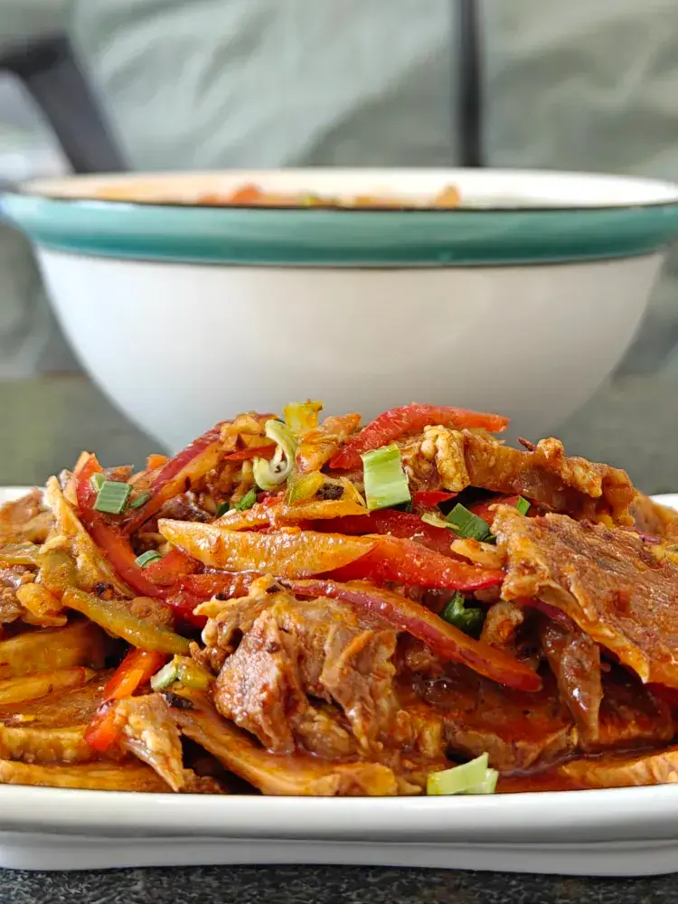 伊隆老炒炮仗美食图片