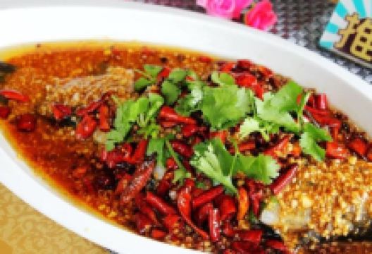 徐州美食图片-蒜爆鱼