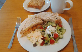 Outside Hathersage Café