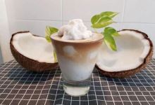 胡志明市美食图片-椰子咖啡