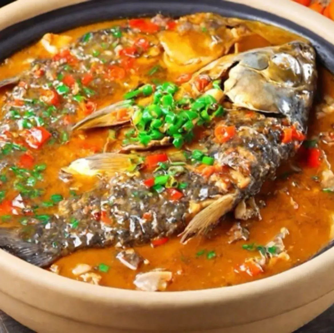 水库鲜鱼馆美食图片