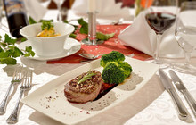 Hotel Restaurant Schiestl餐厅图片