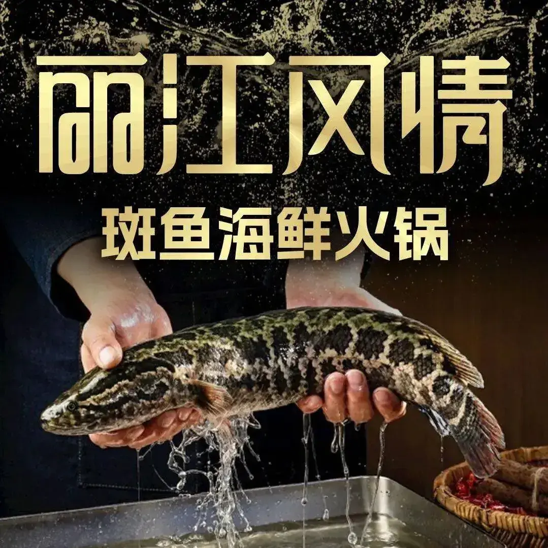 丽江风情斑鱼海鲜火锅