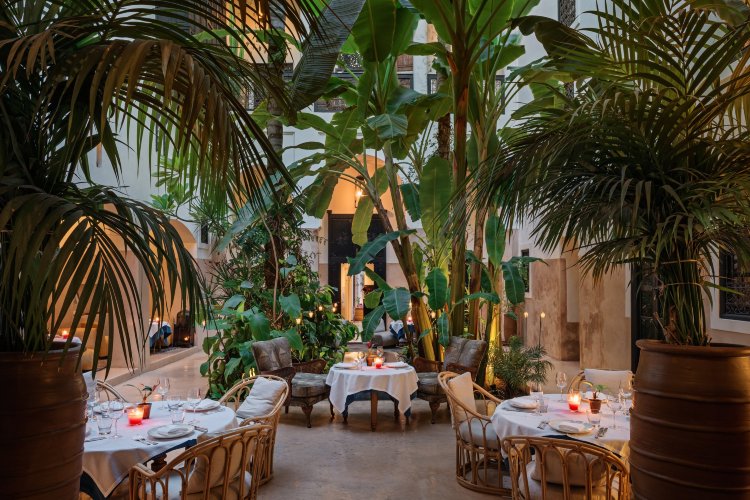La Table Du Riad at 72 Riad Living餐厅图片