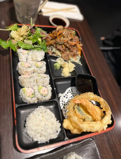 Yummy grill and sushi