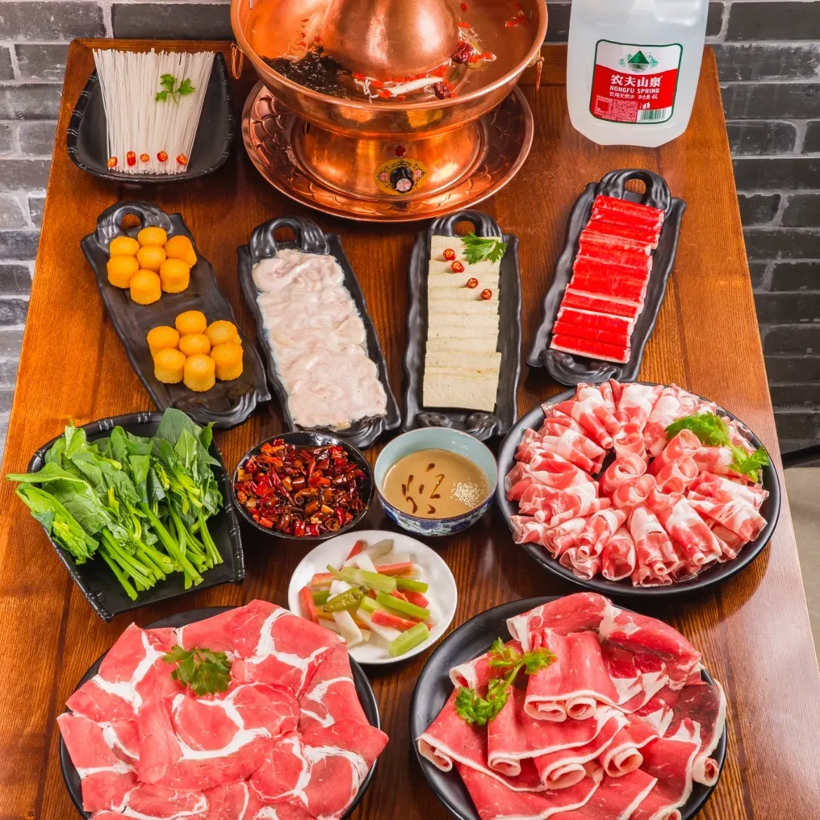 大胜老北京京味铜锅涮肉