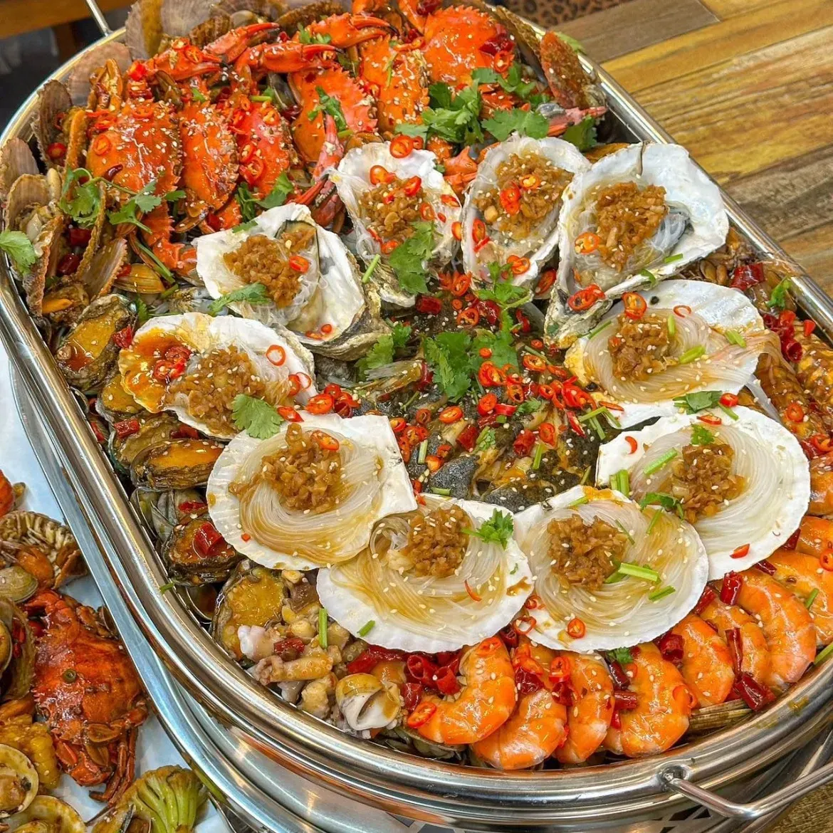 老王蒸汽海鲜家常菜·海鲜大咖(联峰路店)美食图片