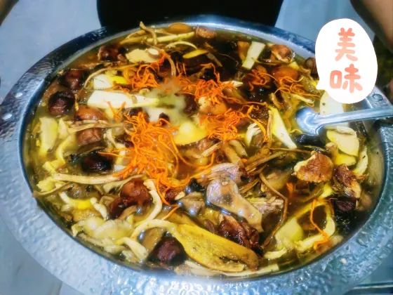 野生菌鸡火锅(喜德县步行街店)美食图片