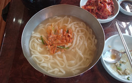 Tongil Noodles Soup