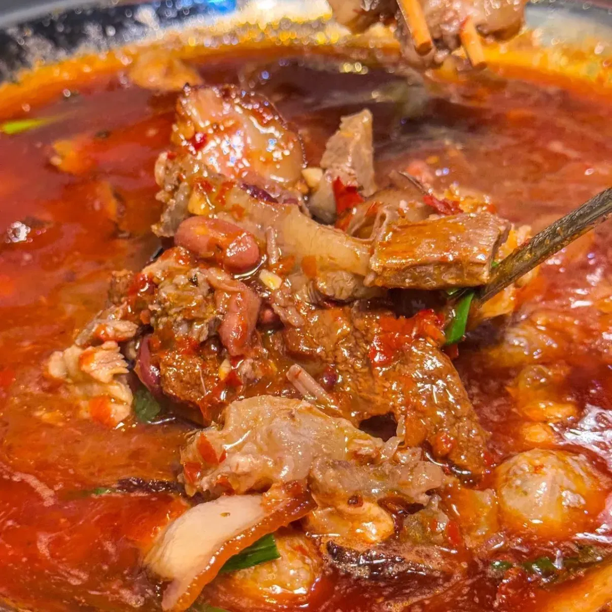 谷丘丘红豆牛肉火锅