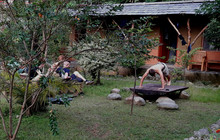 Hostel Phat Kath餐厅图片