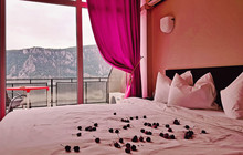 Decebal Resort cazanele Dunarii餐厅图片