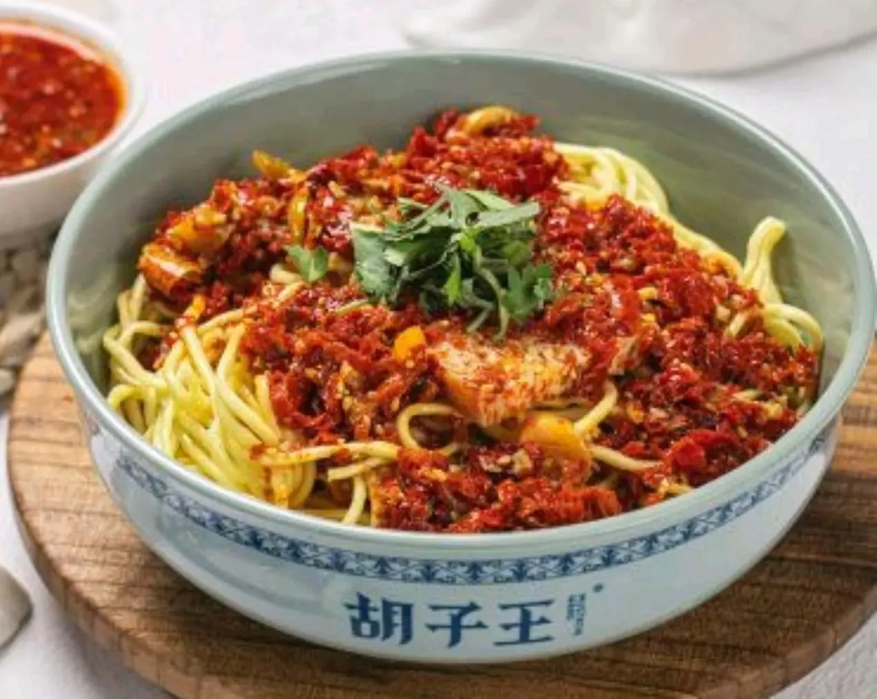 胡子王扁豆面旗子美食图片