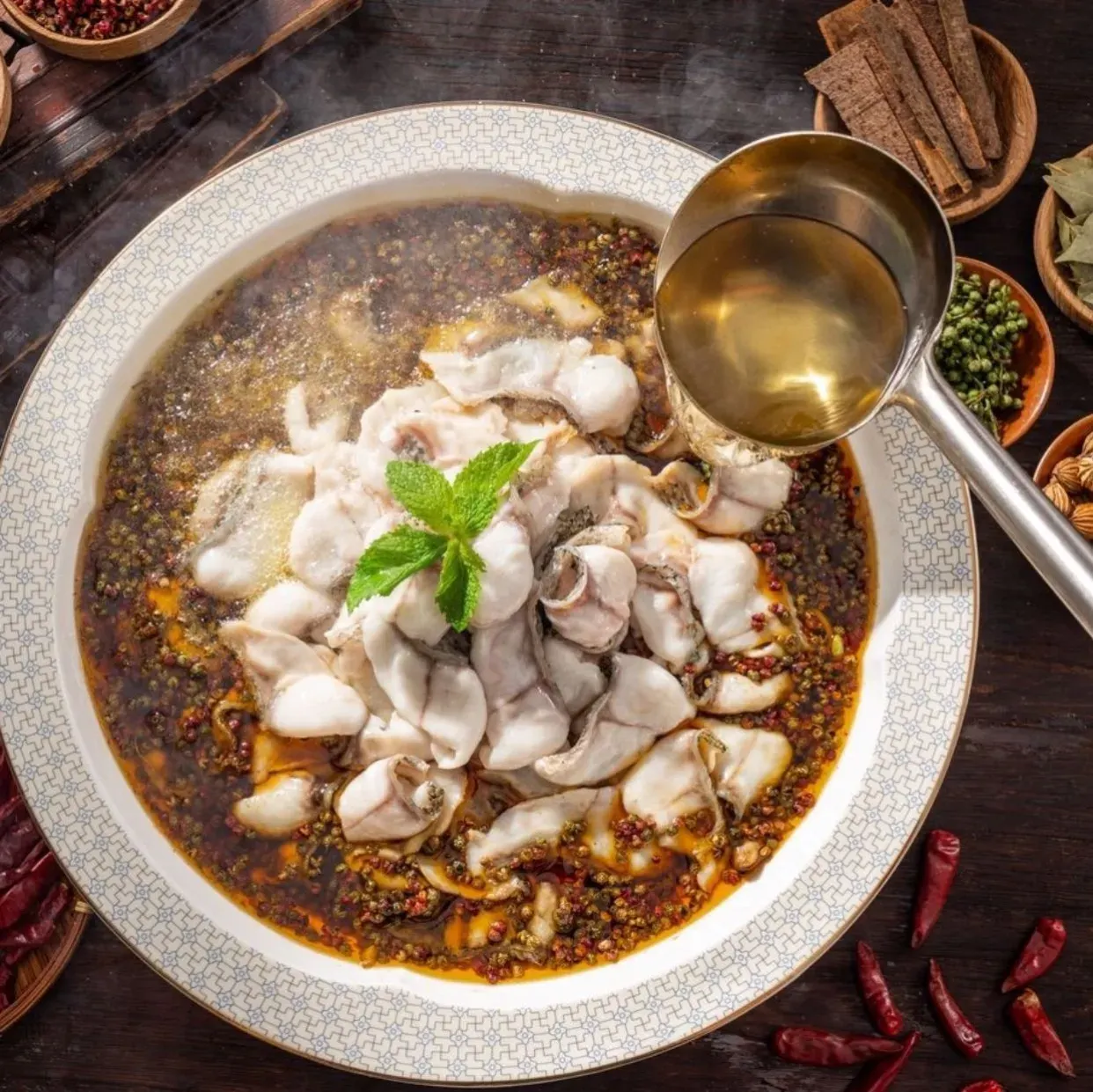 红色印象餐厅美食图片