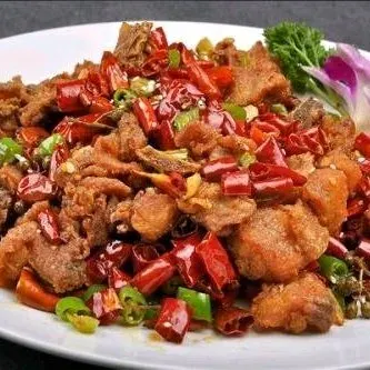 火红辣子鸡(白水店)美食图片