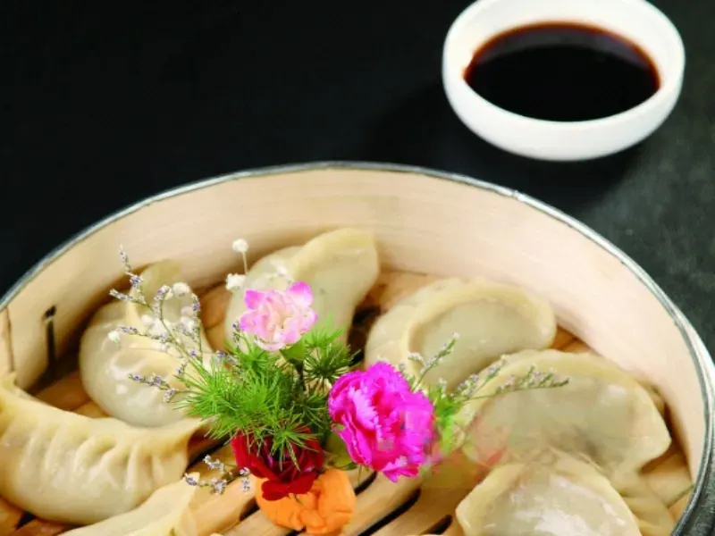 咱家蒸饺美食图片