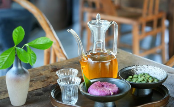 邛崃桐去夹关里私汤度假民宿·桐去夹关里茶咖餐厅图片