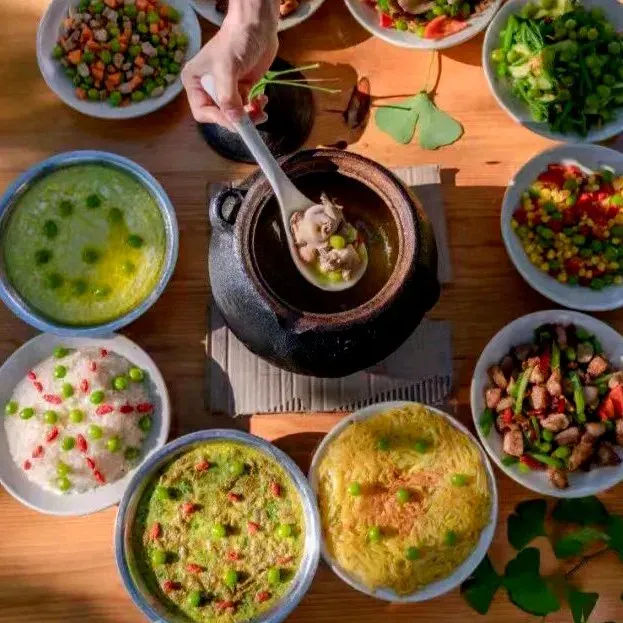 八方客农家乐美食图片