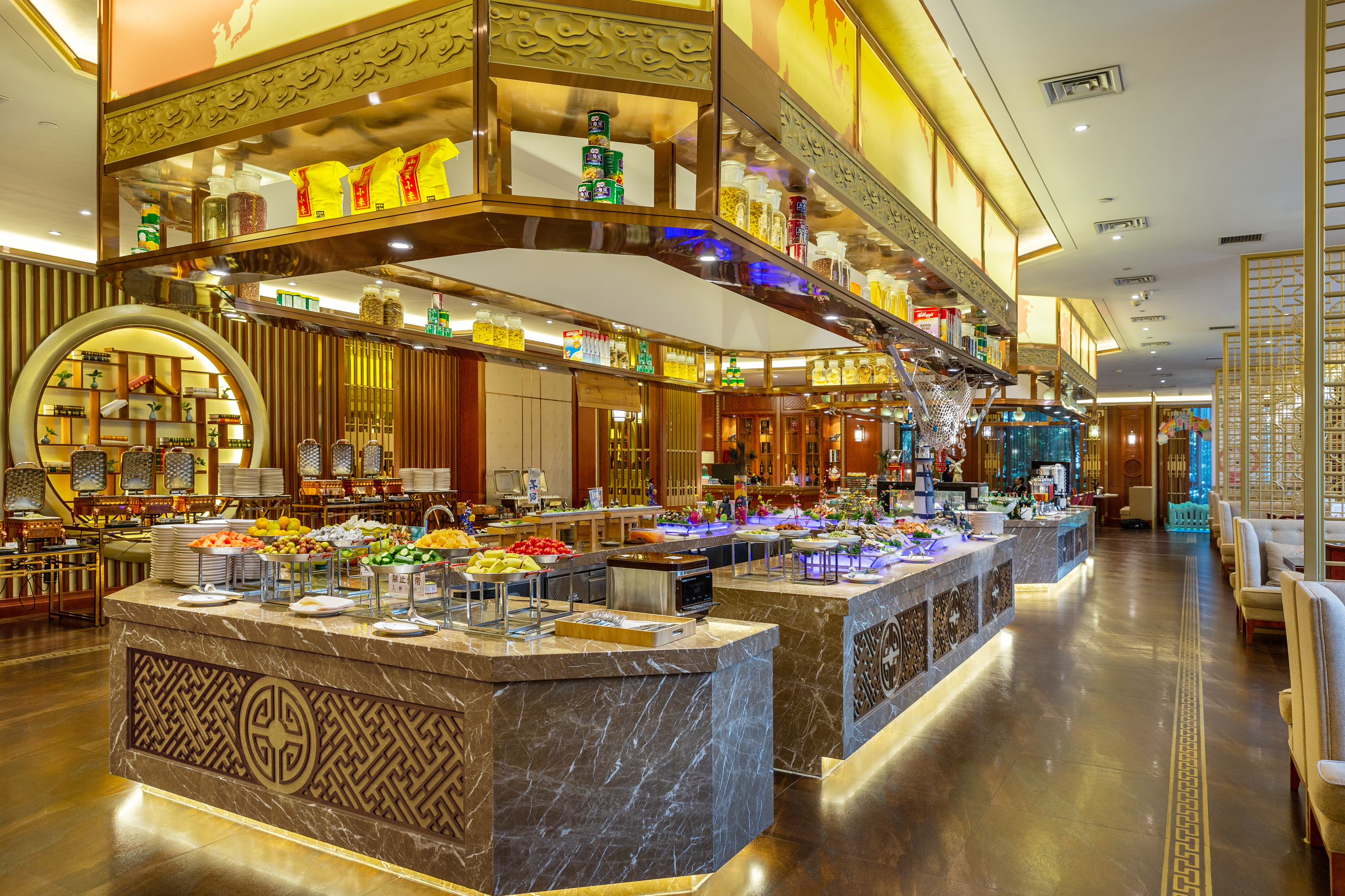 金寨饭店映山红海鲜自助餐厅